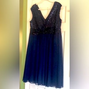 Chiffon & Sequin cocktail dress